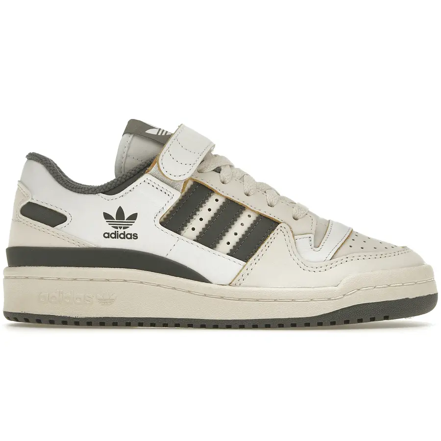 Giày Adidas Forum Low 'Off White Silver Pebble' HQ4374
