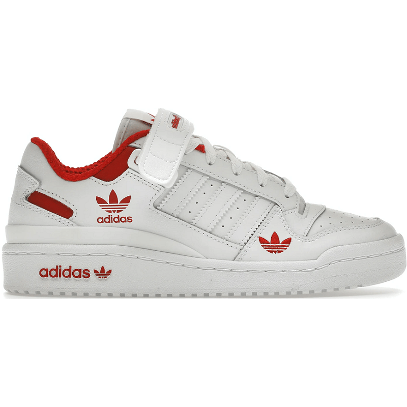 Giày Adidas Forum Low 'Cloud White Red' H01674