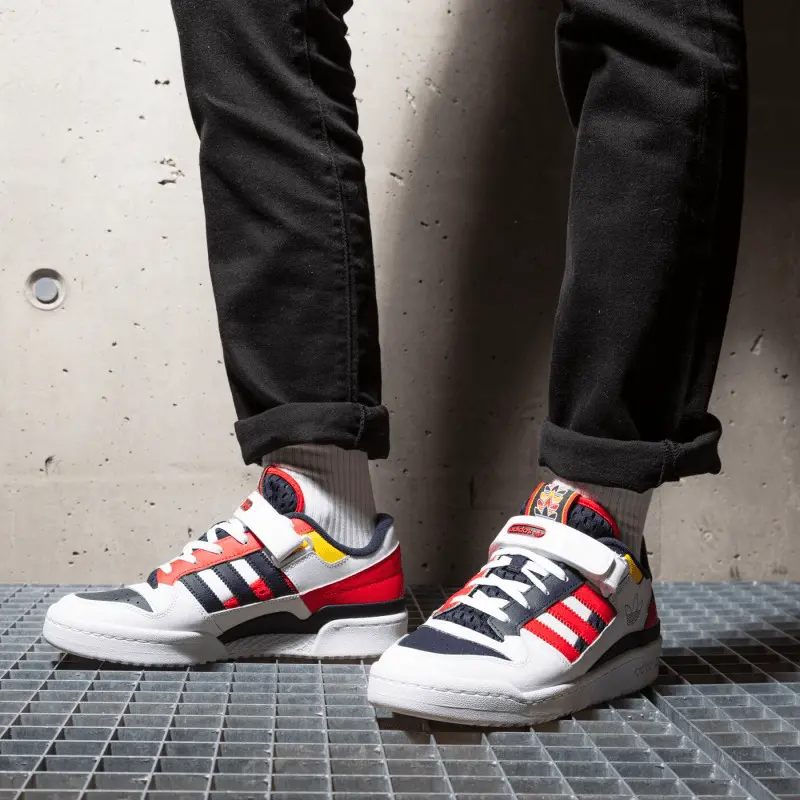 Giày Adidas Forum Low 'White Legend Ink Red' GZ9112 - Ảnh 4