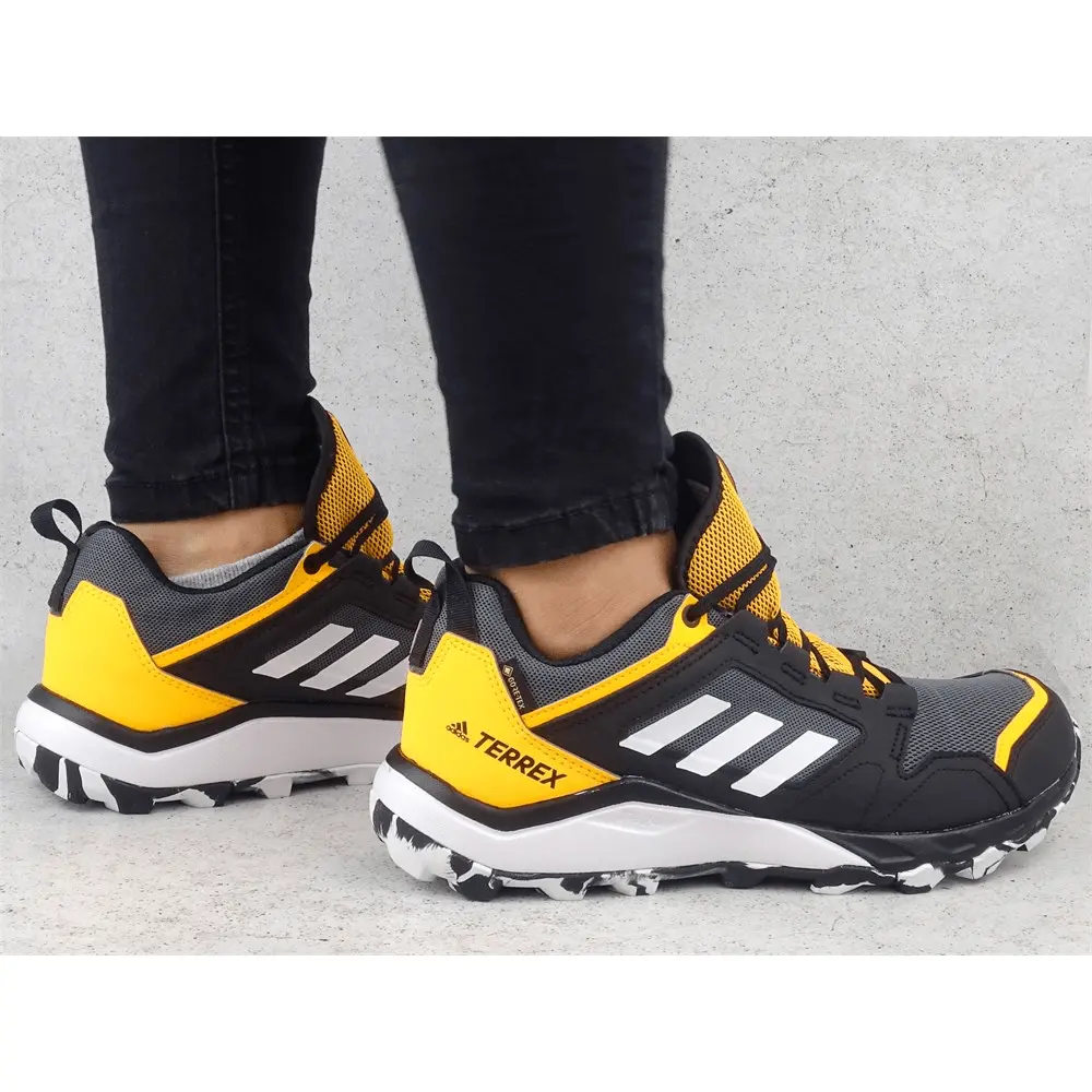 Giày Adidas Terrex Agravic TR Gore-Tex 'Black Solar Gold' FV2417 - Ảnh 4