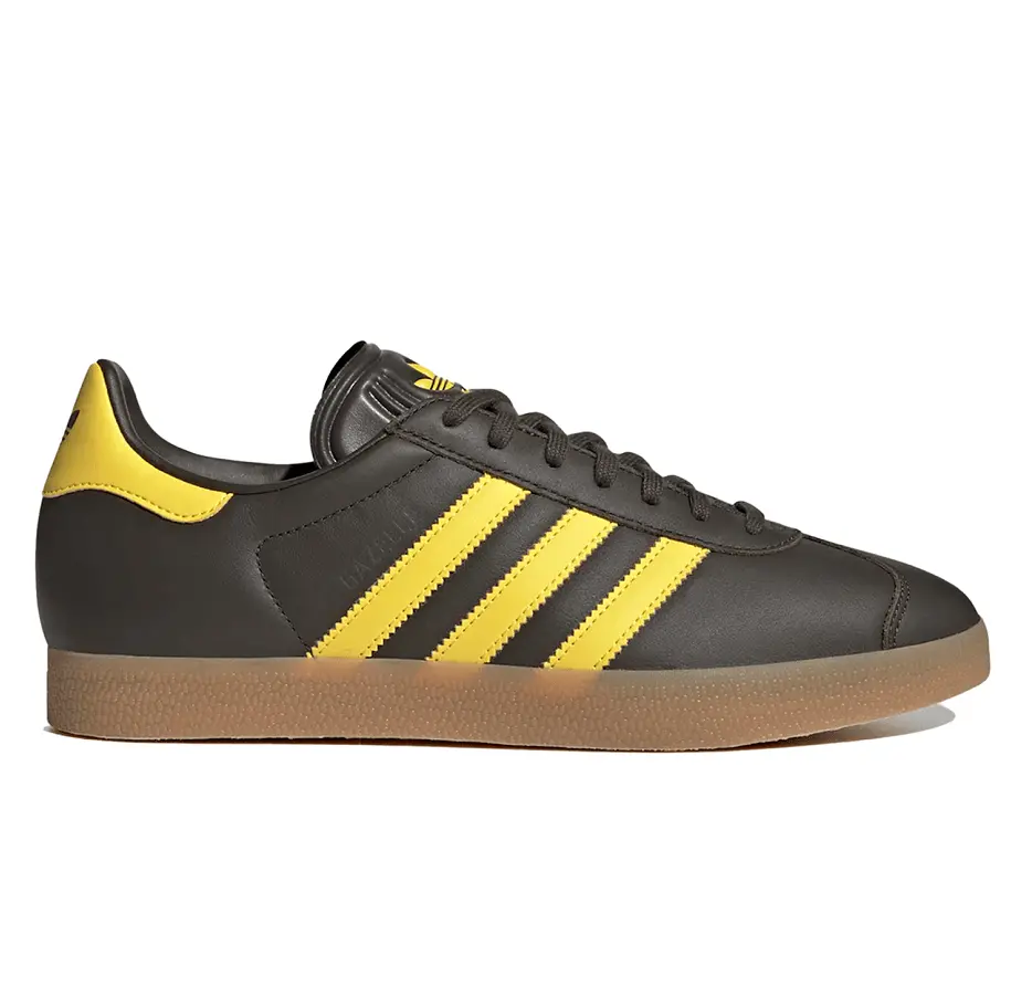 Giày Adidas Gazelle 'Shadow Olive Yellow Gum' HQ9873