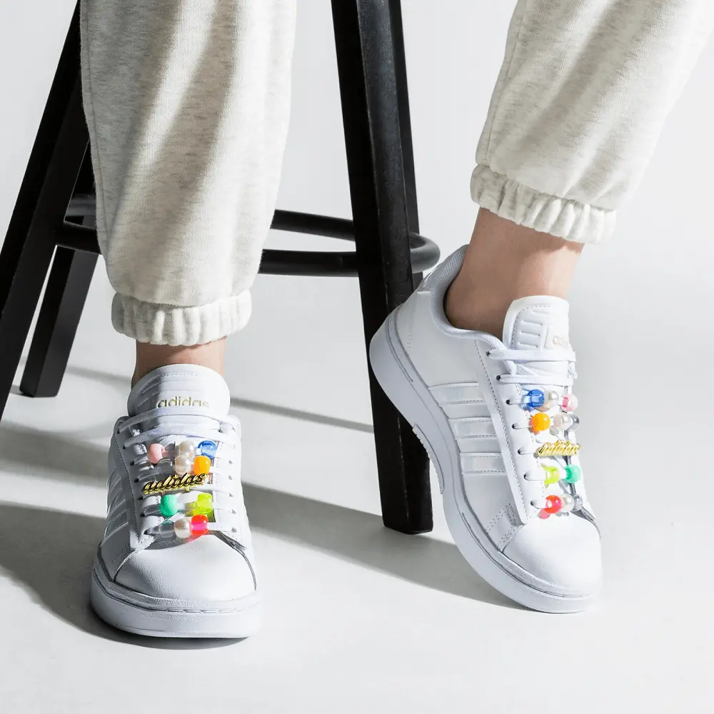 Alternative view of Giày Adidas Grand Court Alpha 'Cloud White' GW1066