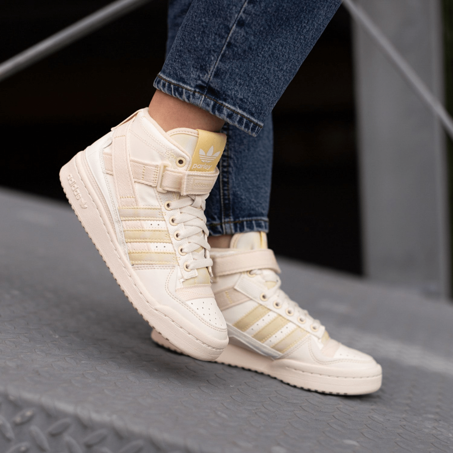 Giày Adidas Forum Mid Parley 'Wonder White' GX6971 - Ảnh 5