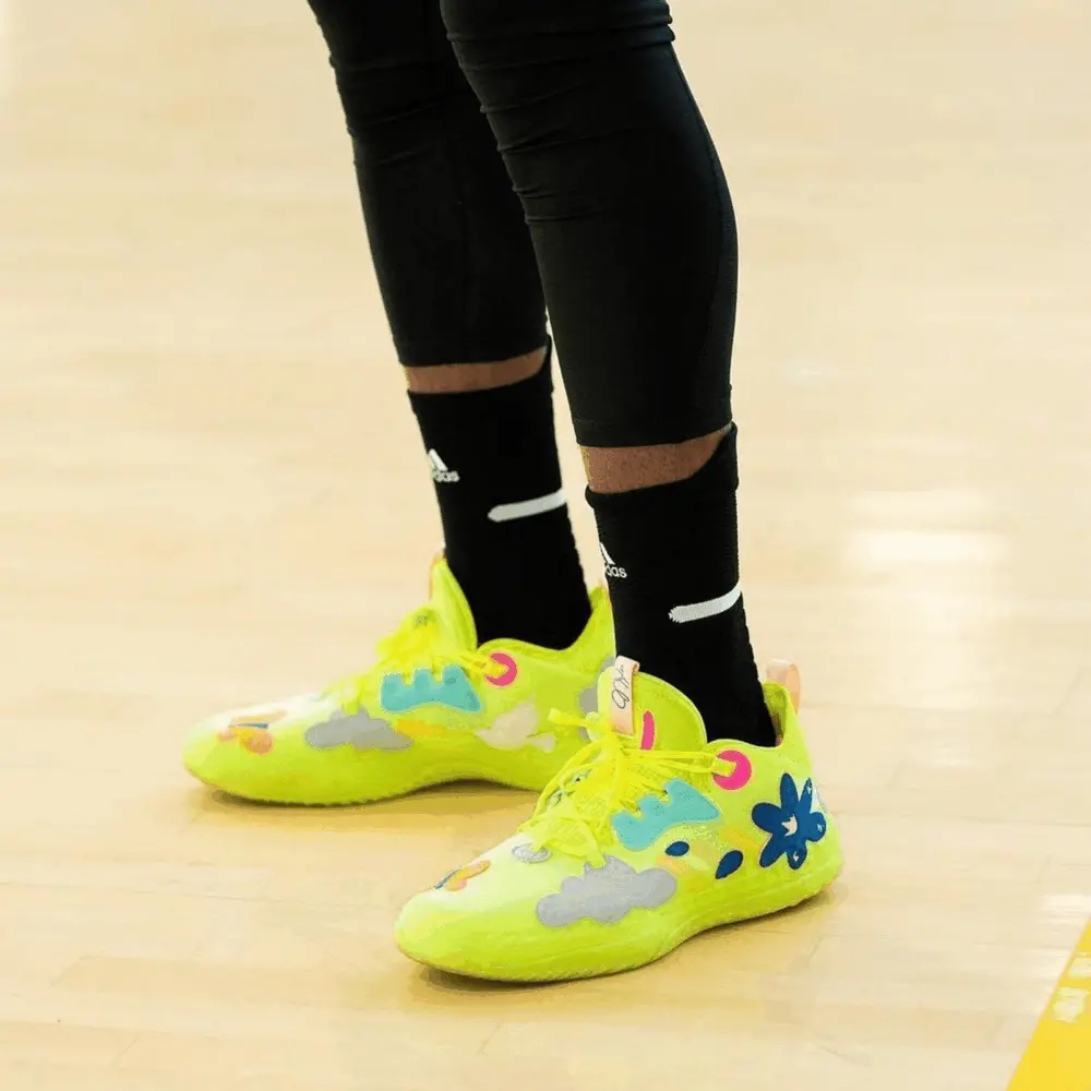 Alternative view of Giày Adidas Harden Vol. 5 J Futurenatural 'Solar Yellow' G57982