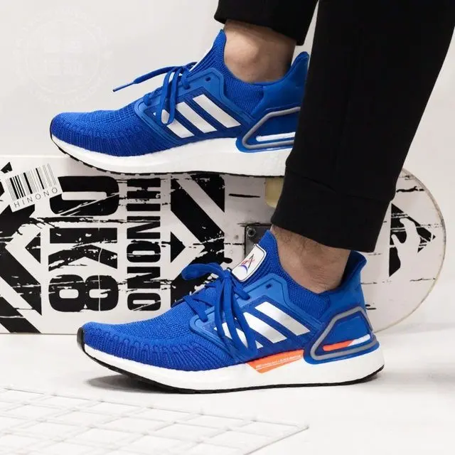 Giày Adidas NASA x UltraBoost 20 Football 'Blue' FX7978 - Ảnh 7