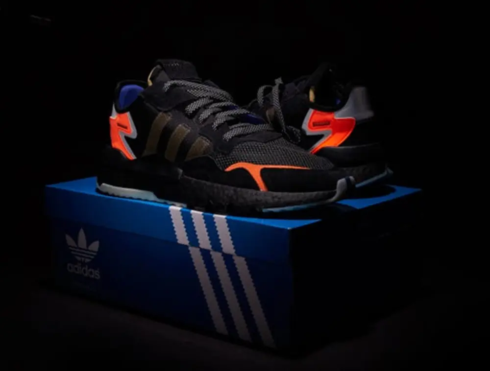 Giày Adidas Nite Jogger 'Black Carbon' CG7088 - Ảnh 8
