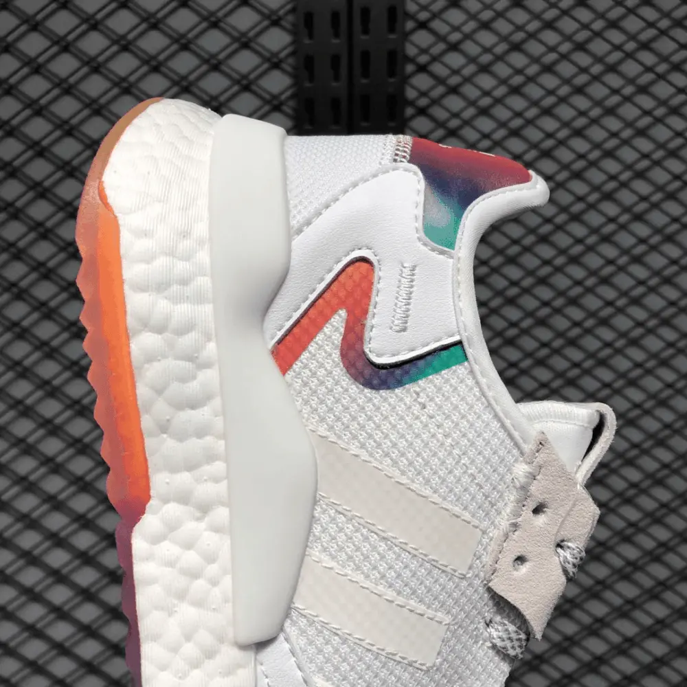 Giày Adidas Nite Jogger 2020 Boost 'Cloud White Rainbow' FV4544 - Ảnh 6