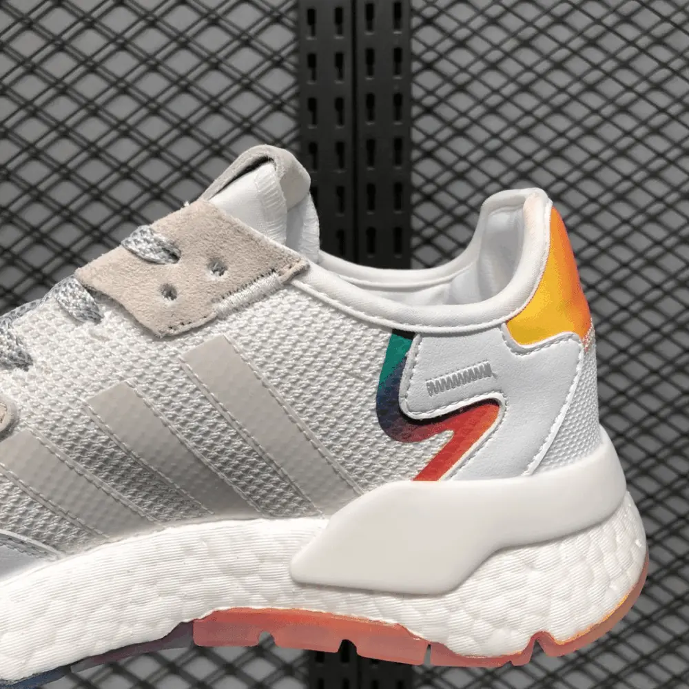 Giày Adidas Nite Jogger 2020 Boost 'Cloud White Rainbow' FV4544 - Ảnh 5