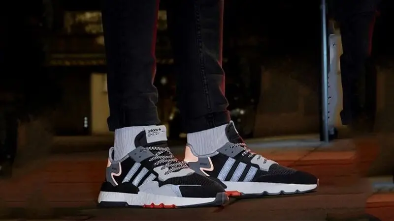 Giày Adidas Originals Nite Jogger 'Black Grey Pink' G26311 - Ảnh 5
