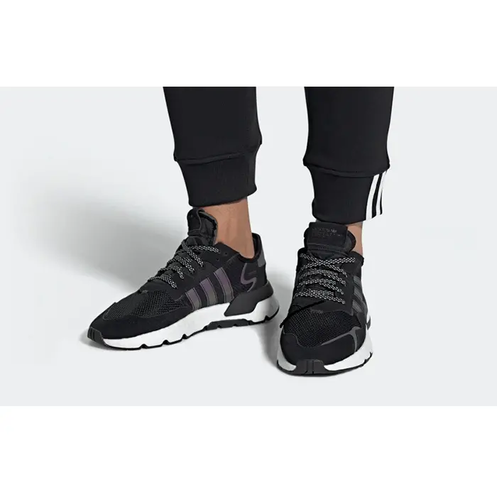 Alternative view of Giày Adidas Nite Jogger 'Black Xeno Reflective' FU6844