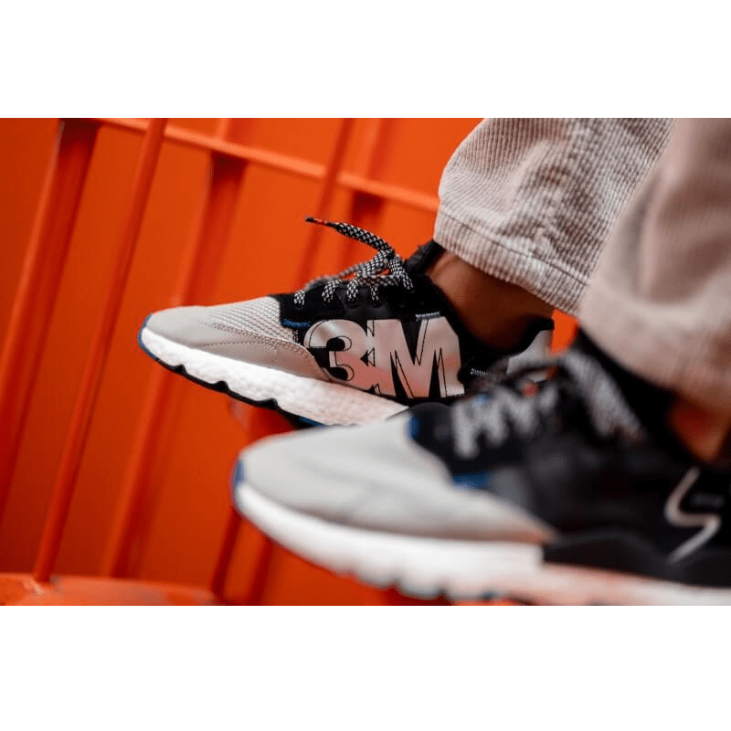 Giày Adidas Nite Jogger ‘3M Black Metal Grey’ EF5408 - Ảnh 4