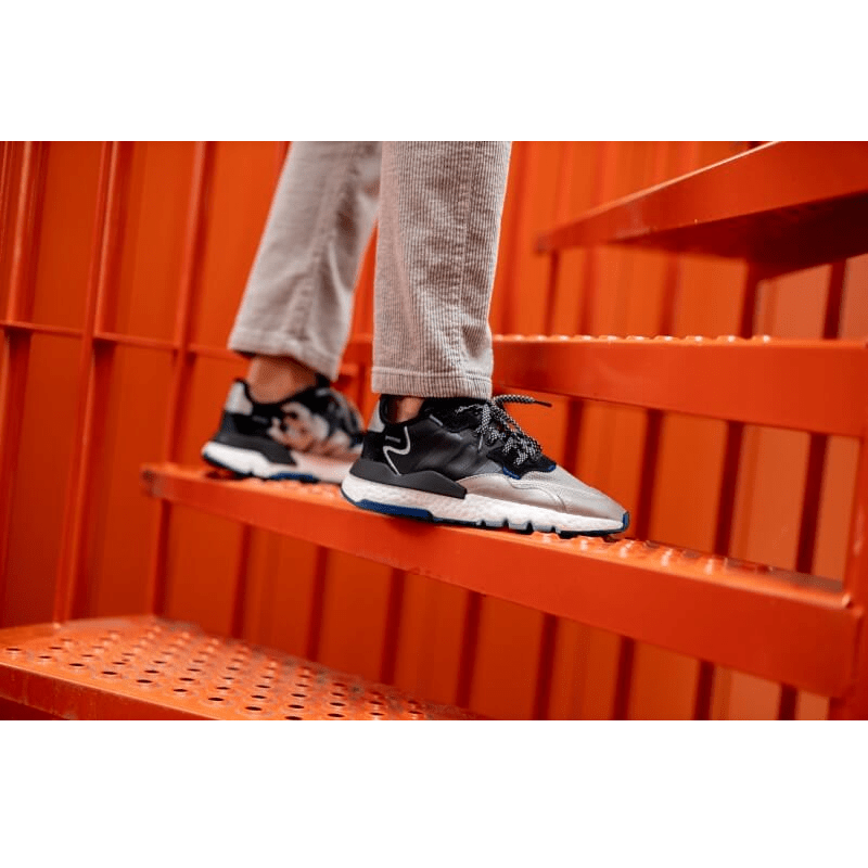 Giày Adidas Nite Jogger ‘3M Black Metal Grey’ EF5408 - Ảnh 2