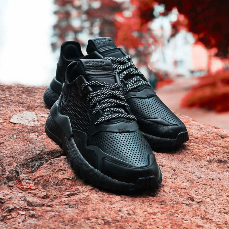 Giày Adidas Nite Jogger ‘Triple Black’ EF5400 - Ảnh 4
