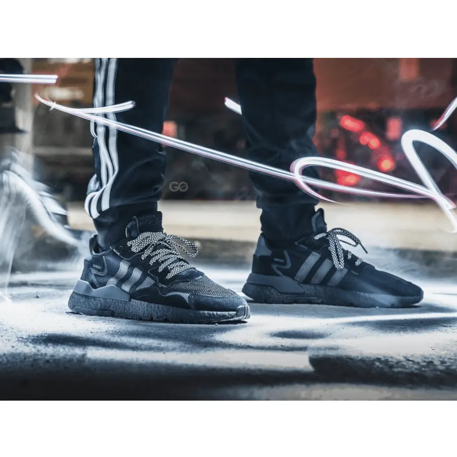 Giày Adidas Nite Jogger 'Triple Black' BD7954 - Ảnh 3