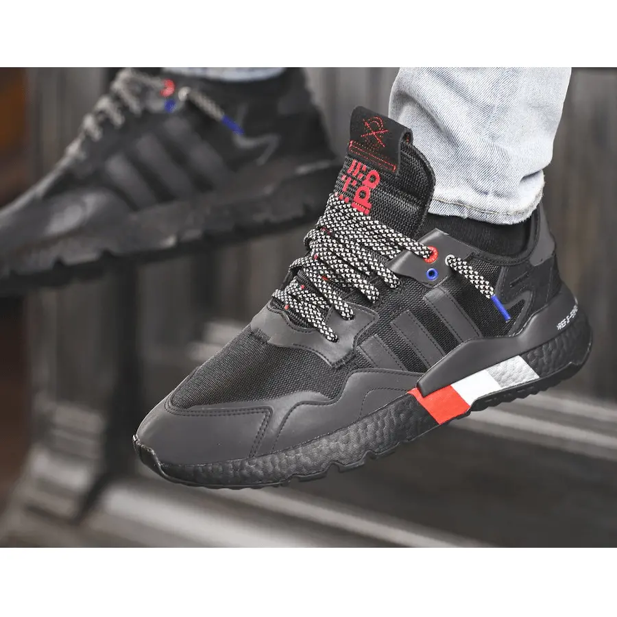 Giày Adidas Nite Jogger 'Black Metallic' FV3788 - Ảnh 3