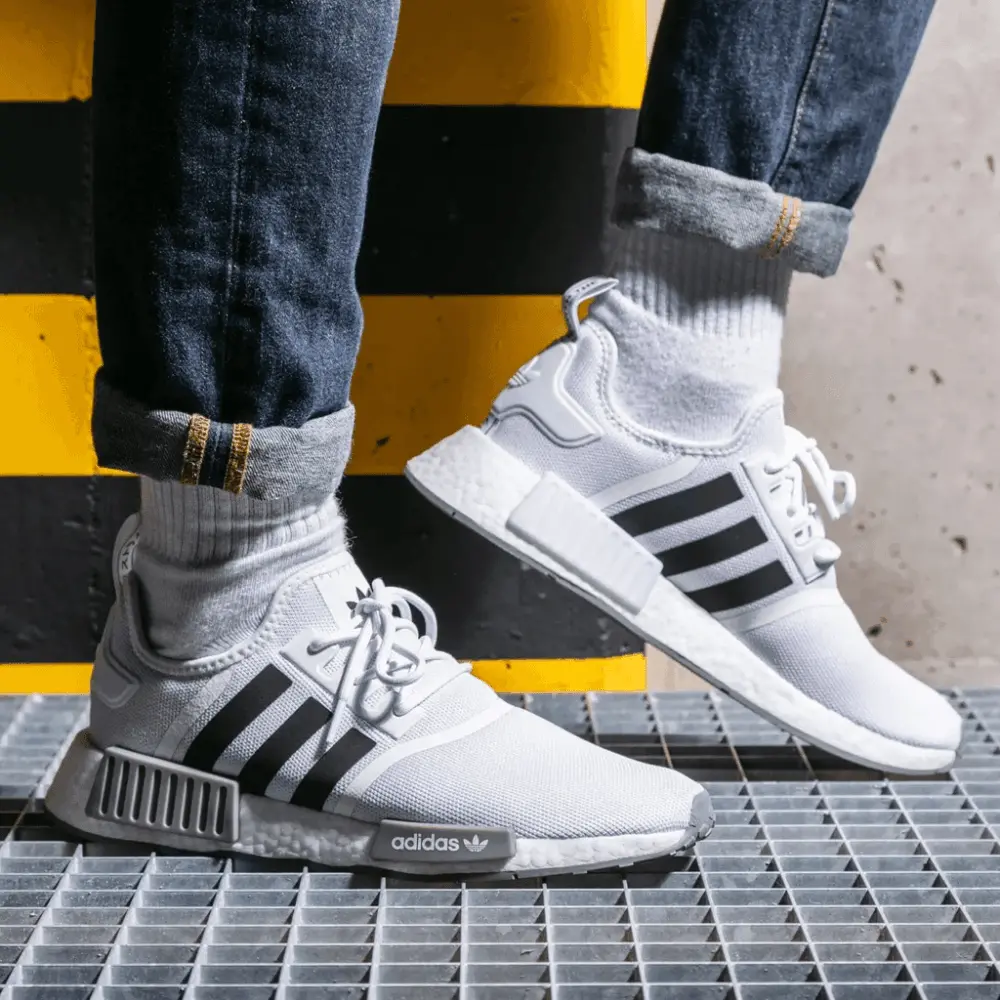 Giày Adidas NMD R1 Primeblue 'White Black Grey' GZ9261 - Ảnh 3