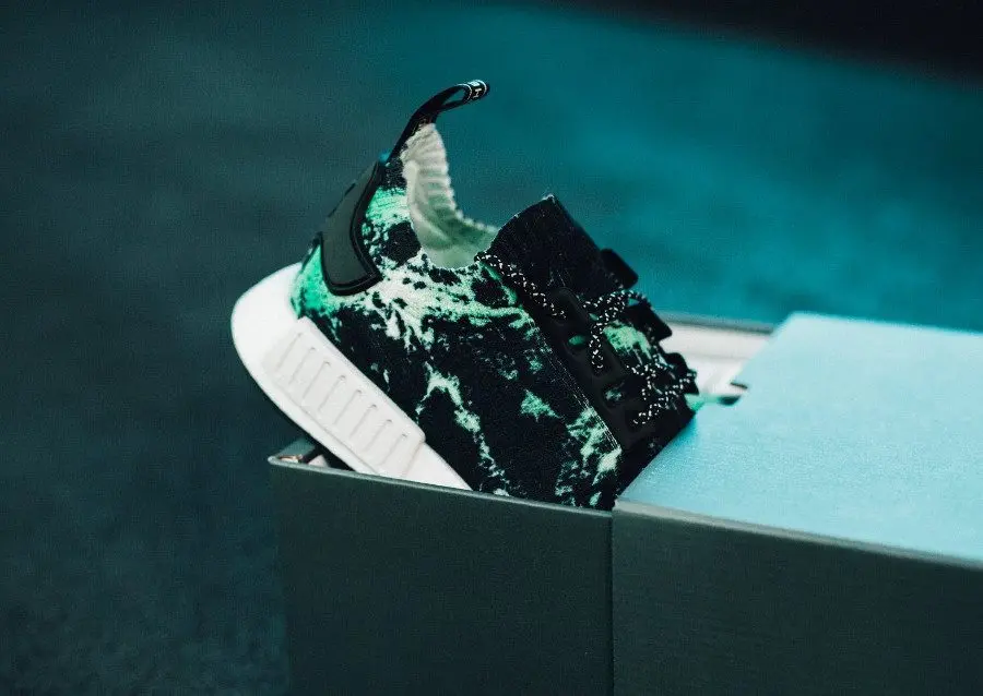 Giày Adidas NMD R1 PK "Green Marble" BB7996 - Ảnh 8