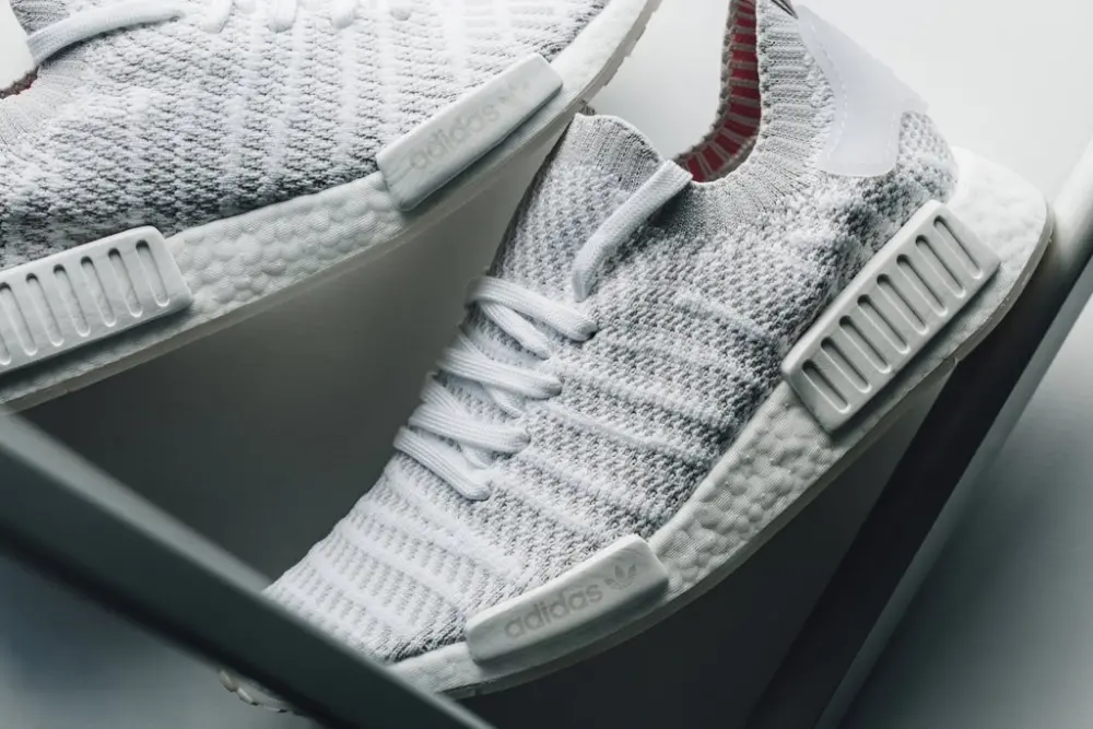 Giày Adidas NMD R1 STLT Primeknit 'Flat White CQ2390 - Ảnh 4