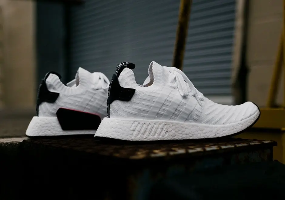 Giày adidas NMD R2 Primeknit "White Black" BY3015 - Ảnh 6