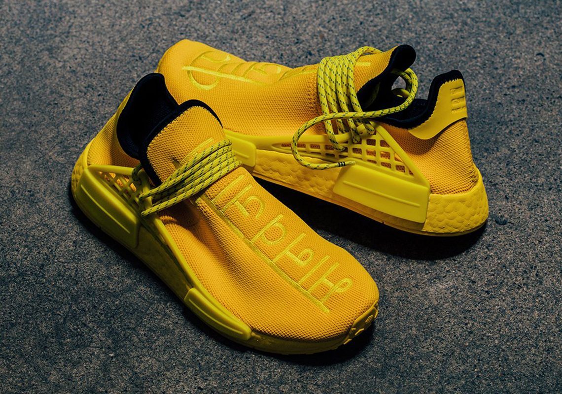 Giày Adidas Pharrell x NMD Human Race 'Yellow' GY0091 - Ảnh 5