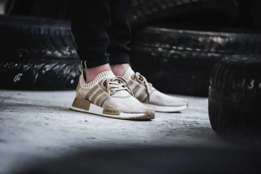 Giày Adidas NMD R1 Primeknit 'Linen Khaki' BY1912 - Ảnh 6