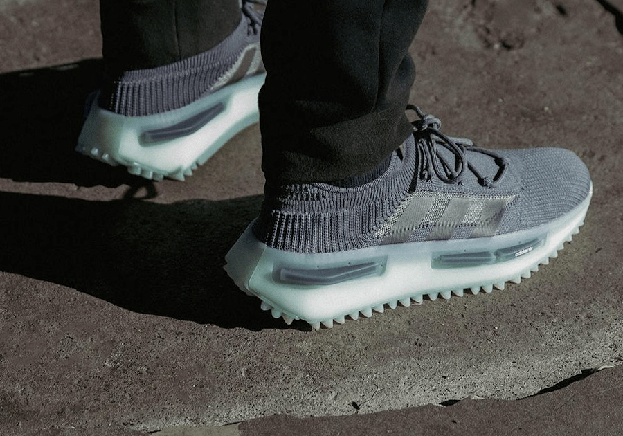 Giày Adidas NMD S1 'Grey Green Glow' GZ9233 - Ảnh 3