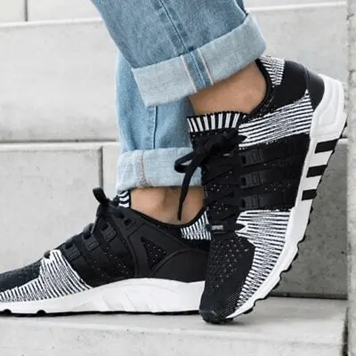 Alternative view of Giày Adidas EQT Support RF Primeknit 'Core Black Footwear White'  BY9689
