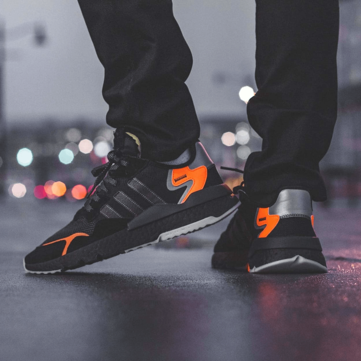Giày Adidas Nite Jogger 'Black Carbon' CG7088 - Ảnh 4
