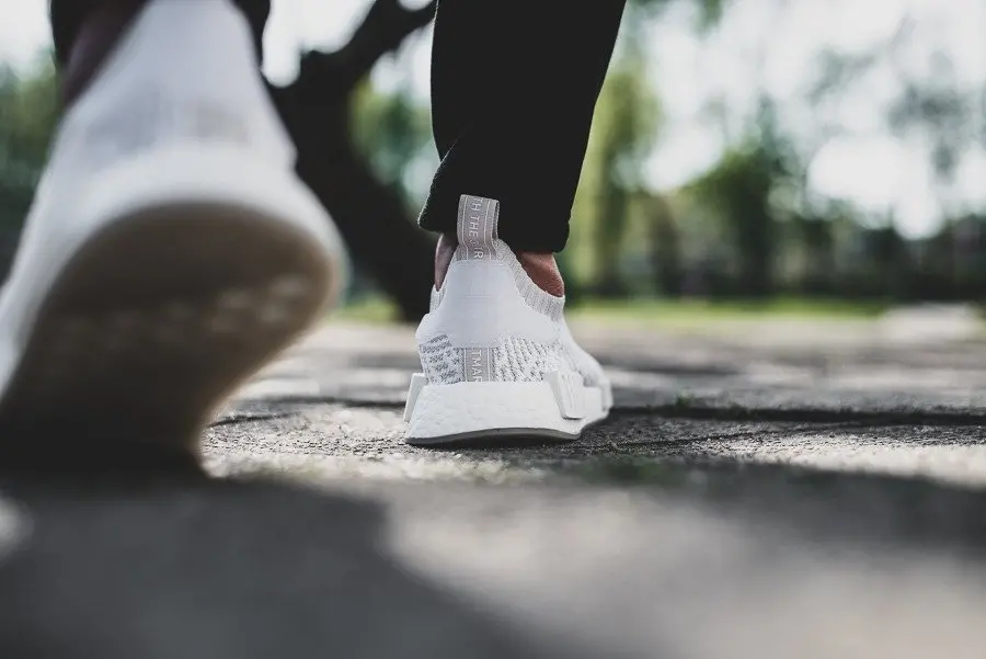 Giày Adidas NMD R1 STLT Primeknit 'Flat White CQ2390 - Ảnh 6