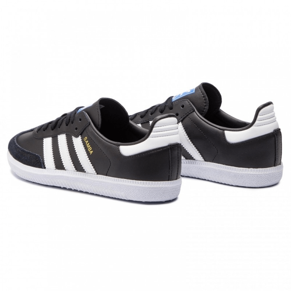 Giày Adidas Samba OG J 'Black White' B37294 - Ảnh 5