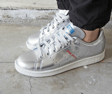 Giày Adidas Stan Smith 'Silver Metallic' FW5363 - Ảnh 4