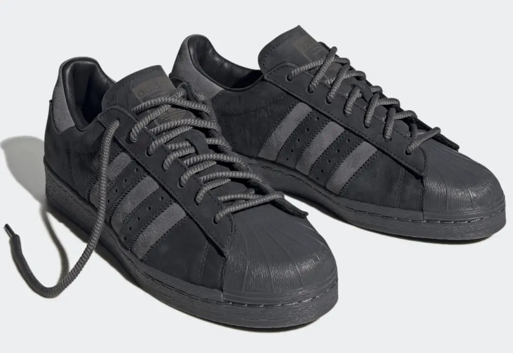 Alternative view of Giày Adidas Superstar 82 'Carbon Grey' IG2474