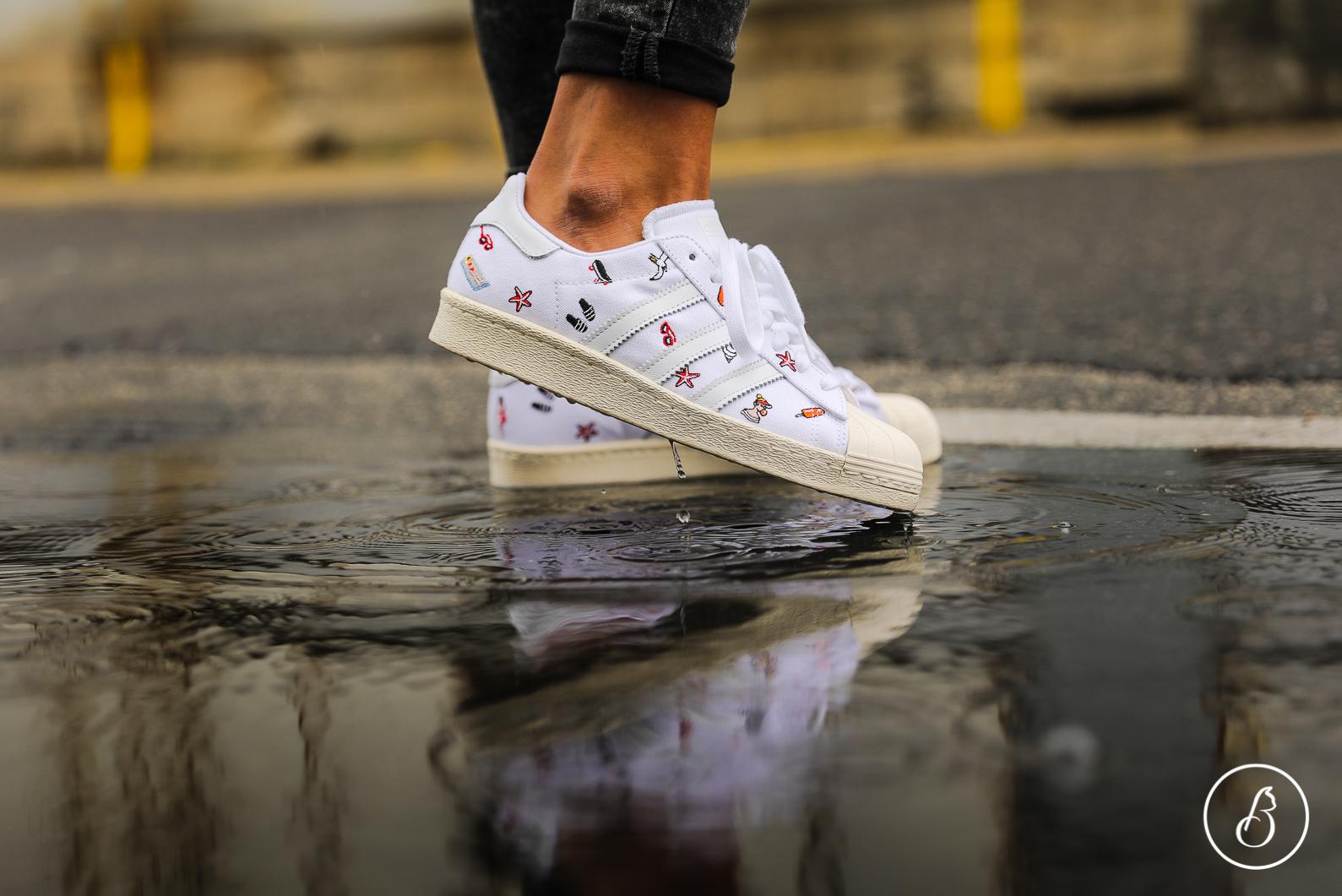 Giày Adidas Superstar 80S W 'Summer Beach' BZ0650 - Ảnh 4