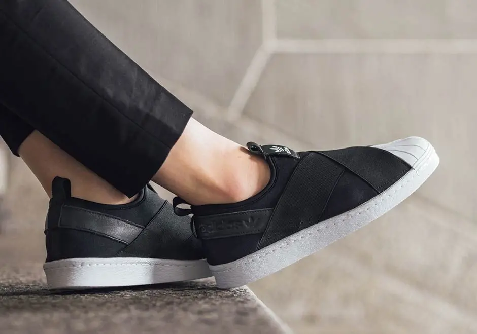 Giày Adidas Superstar Slip-On 'Core Black Cloud White' S81337 - Ảnh 4