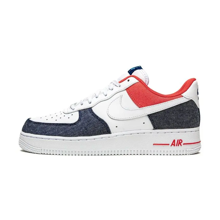 Giày Nike Air Force 1 ’07 LX ‘White Red Denim’ DJ5174-100 - Ảnh 3