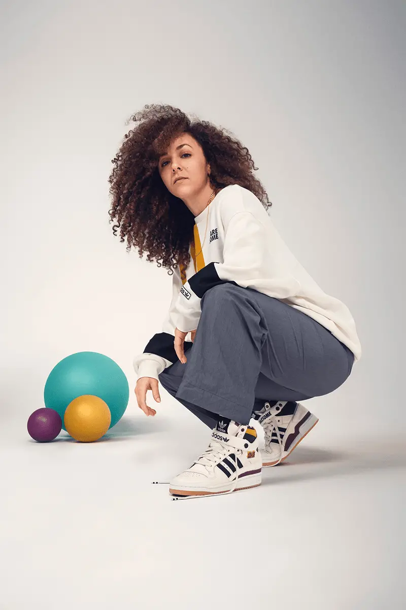 Giày Adidas Girls Are Awesome x Forum High 'Cloud White Purple' GY2632 - Ảnh 3