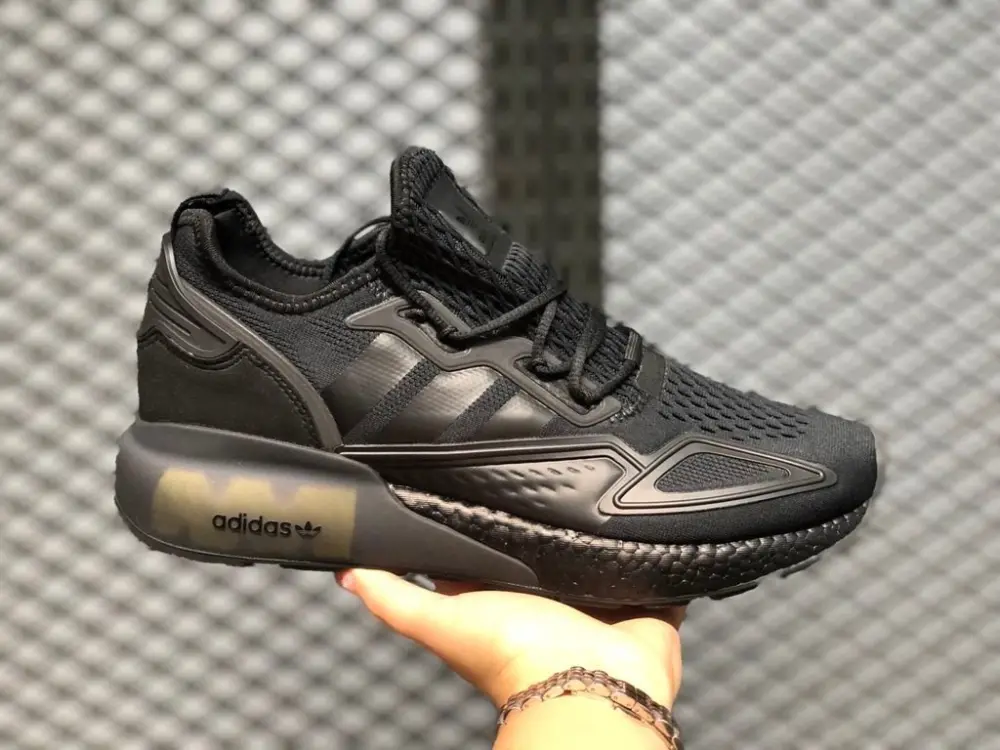 Giày Adidas ZX 2K Boost 'All Black' FX7476 - Ảnh 3