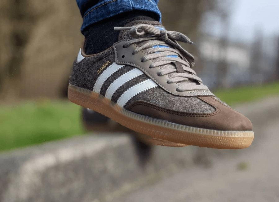 Giày Adidas Samba Fox 'Dark Brown' H04942 - Ảnh 4