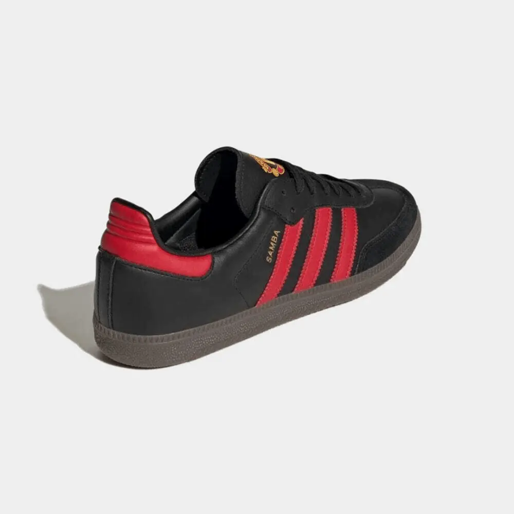 Giày Adidas Manchester United F.C. x adidas Samba 'Black Red' HQ7030 - Ảnh 3