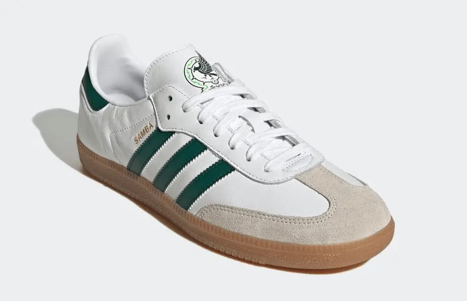 Giày Mexican National Team x adidas Samba 'White Green' HQ7036 - Ảnh 3