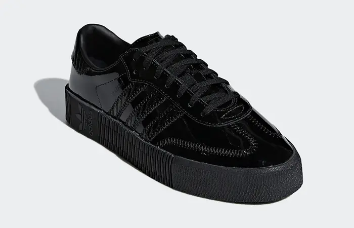 Giày Adidas Wmns Sambarose 'Patent Black' CG6618 - Ảnh 4