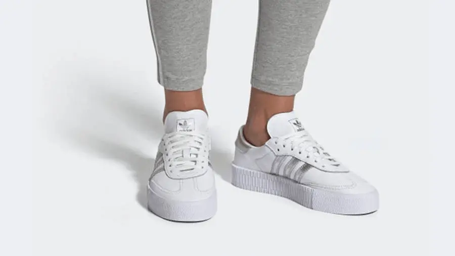 Alternative view of Giày Adidas Wmns Sambarose 'Cloud White Silver' EE9017