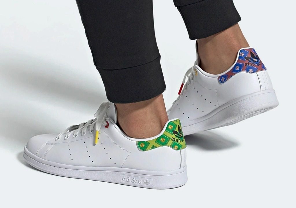 Giày Adidas Stan Smith 'White Aztec' FW3273 - Ảnh 5