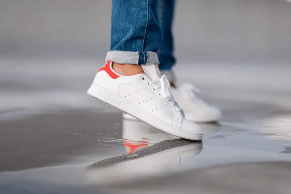 Giày Adidas Originals Stan Smith 'White Red' EF4334 - Ảnh 4