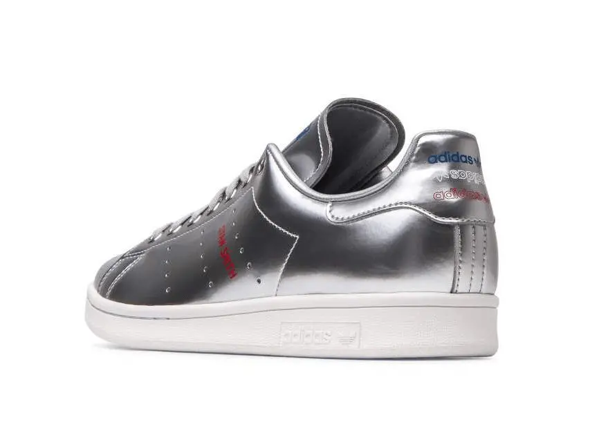 Giày Adidas Stan Smith 'Silver Metallic' FW5477 - Ảnh 4