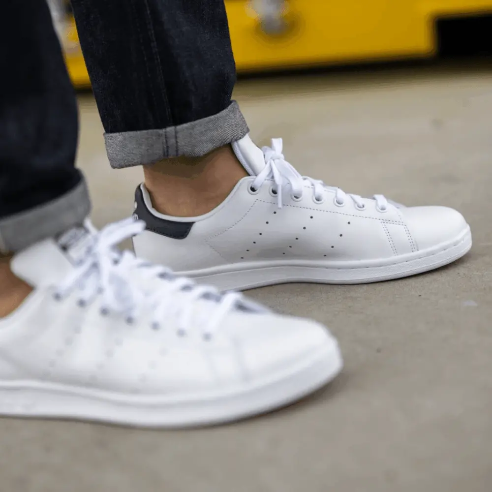 Giày Adidas Stan Smith 'White Collegiate Navy' FX5501 - Ảnh 3