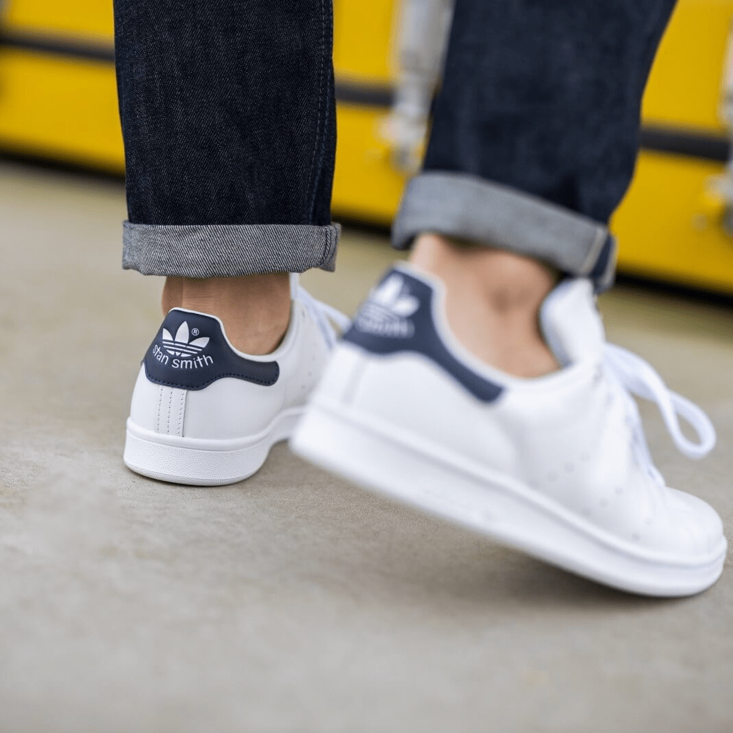 Giày Adidas Stan Smith 'White Collegiate Navy' FX5501 - Ảnh 4
