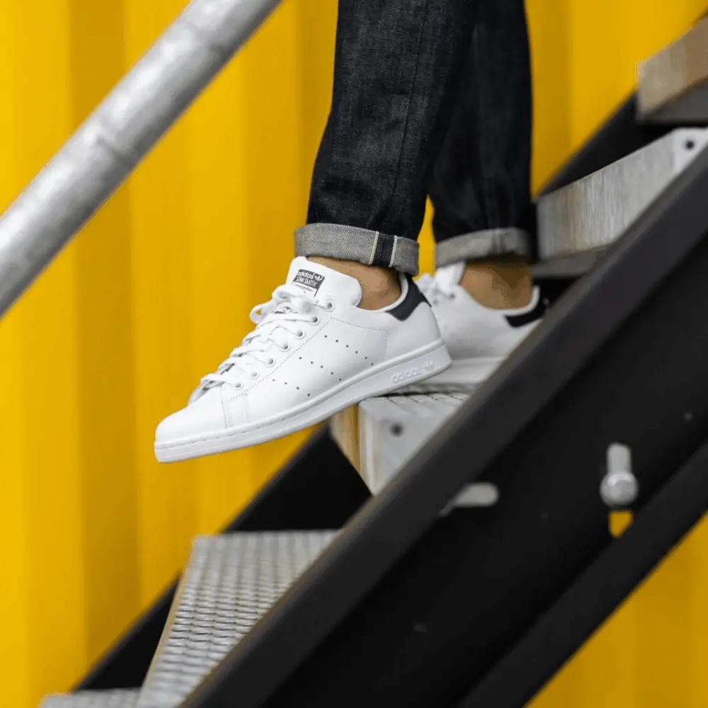 Giày Adidas Stan Smith 'White Collegiate Navy' FX5501 - Ảnh 5