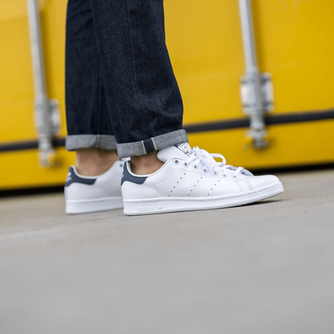 Giày Adidas Stan Smith 'White Collegiate Navy' FX5501 - Ảnh 2