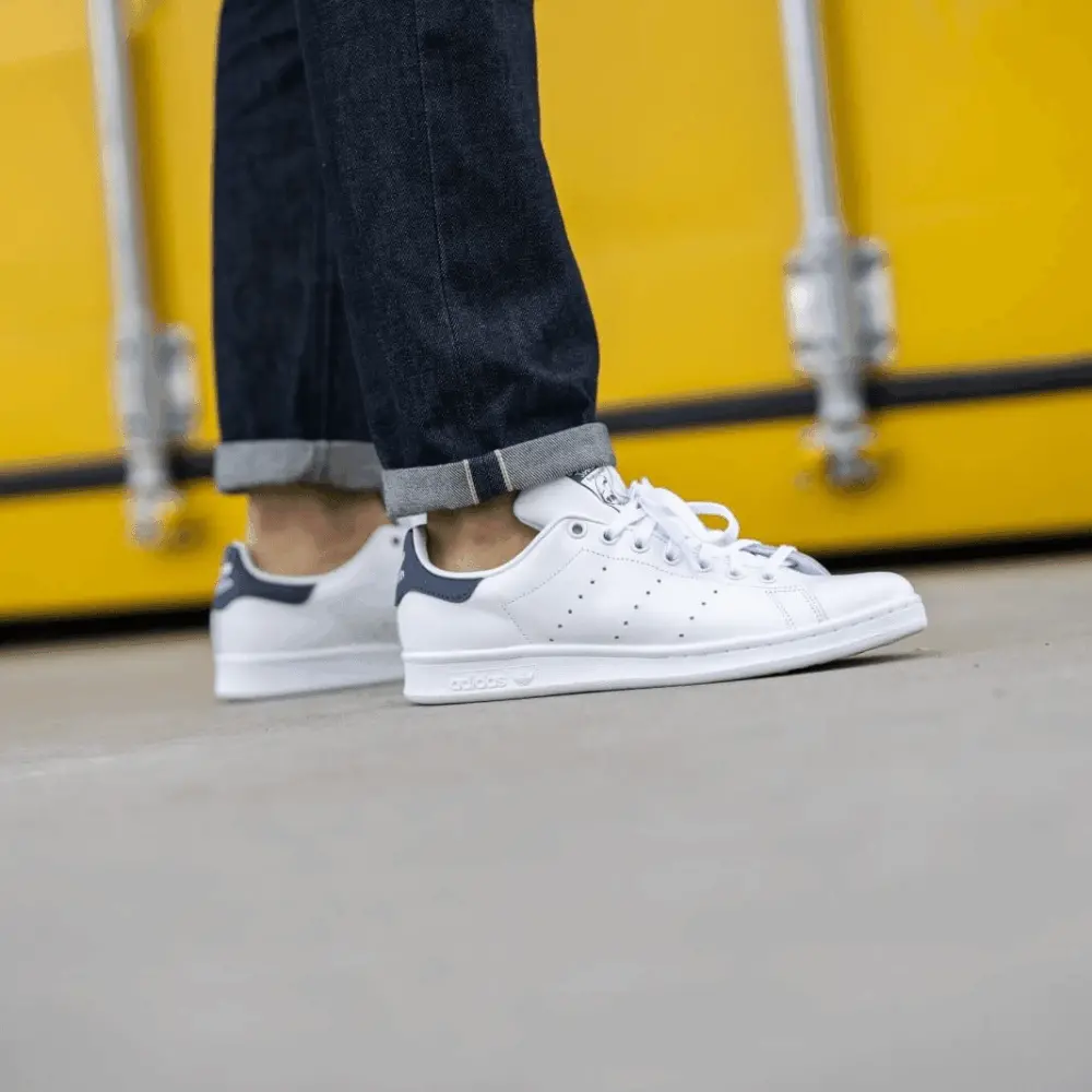 Alternative view of Giày Adidas Stan Smith 'White Collegiate Navy' FX5501